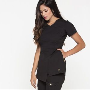 Jaanuu asymmetrical Tunic scrub top XS